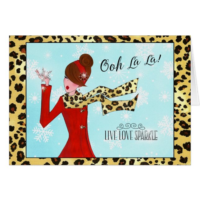 WINTER DIVA - Live Love Sparkle! Cards (Front Horizontal)