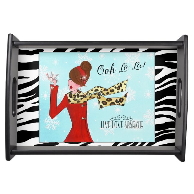 "Winter DIVA" Serving Tray (Front)