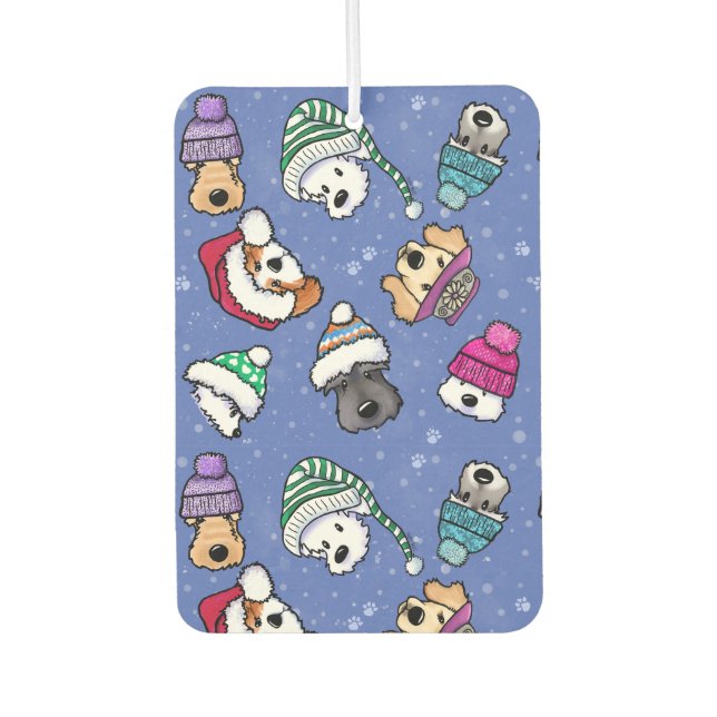 Winter Dogs Air Freshener (Front)