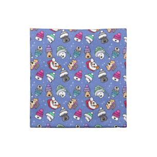 Winter Dogs Cloth Napkin