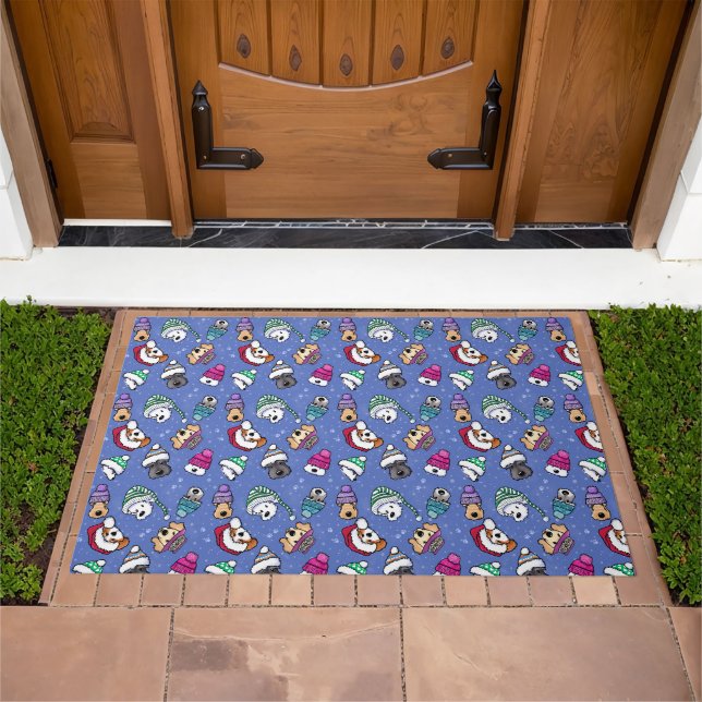Winter Dogs Doormat (Outdoor)