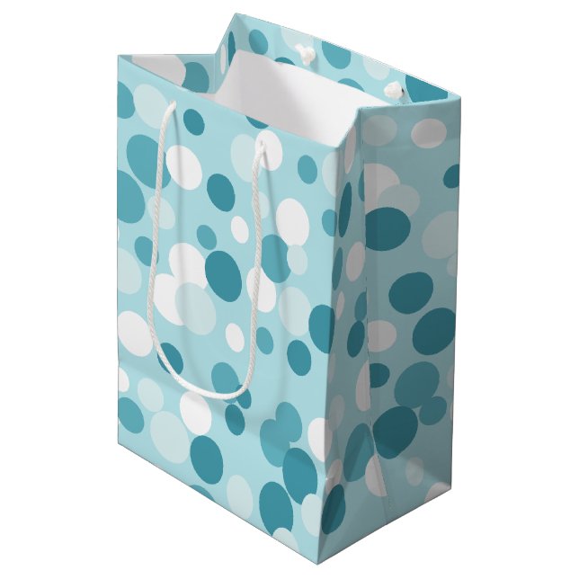 Winter Dots Gift Bag (Front Angled)
