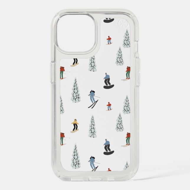 Winter Downhill Pattern Speck iPhone Case (Front)