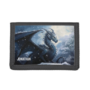 Winter Dragon Tri-fold Wallet