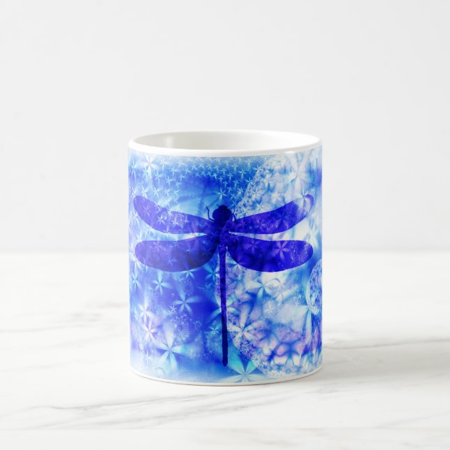 Winter Dragonfly Coffee Mug (Center)