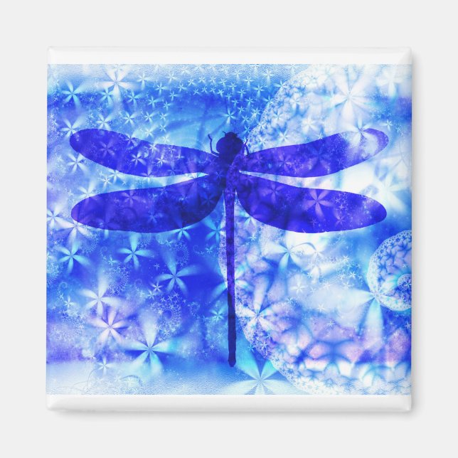Winter Dragonfly Magnet (Front)