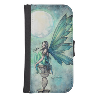 Winter Dream Fairy Fantasy Art Illustration Galaxy S4 Wallet Case