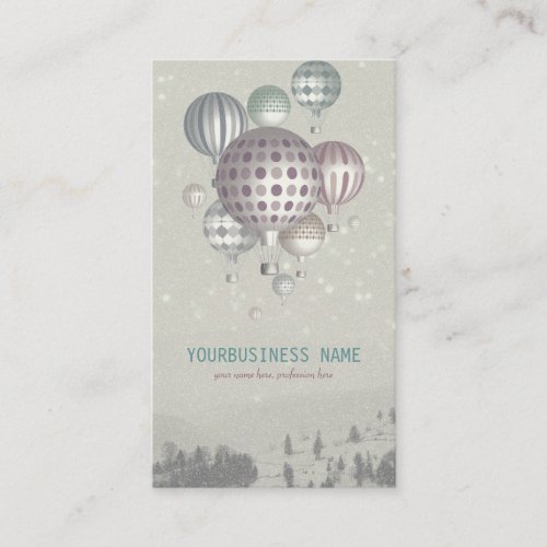 Winter Dreamflight (Christmas Time) Business Card Templates