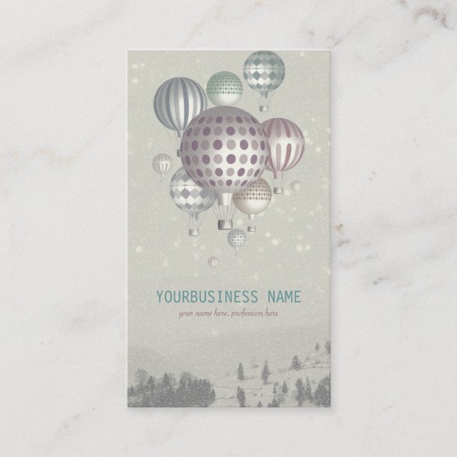 Winter Dreamflight (Christmas Time) Business Card (Front)