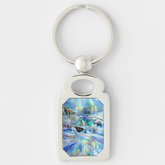 Winter Dreamscape Keychain (Front)
