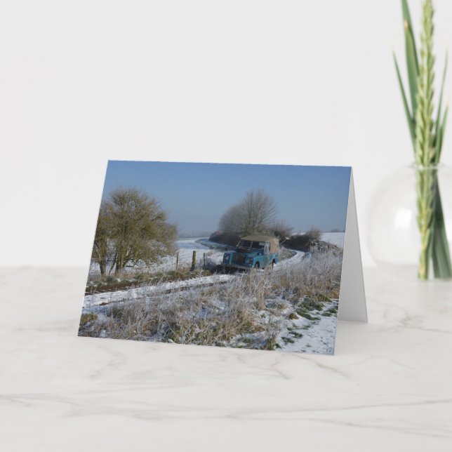 Winter Drive Holiday Card (Front)