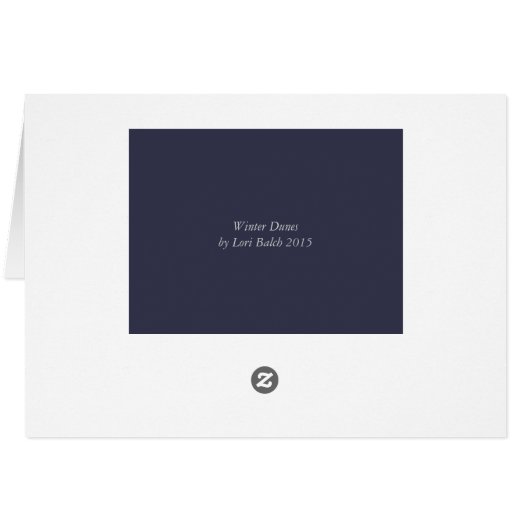 Winter Dunes (Back Horizontal)