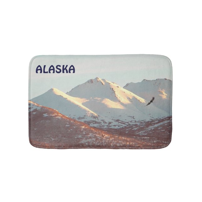 Winter Eagle Bathroom Mat (Front)