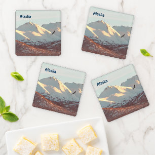 Winter Eagle Coaster Set
