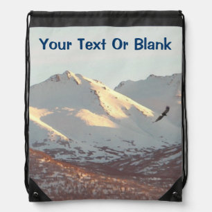 Winter Eagle Drawstring Bag