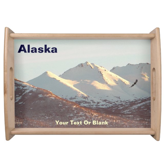 Winter Eagle Serving Tray (Front)