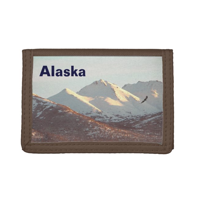 Winter Eagle Tri-fold Wallet (Front)