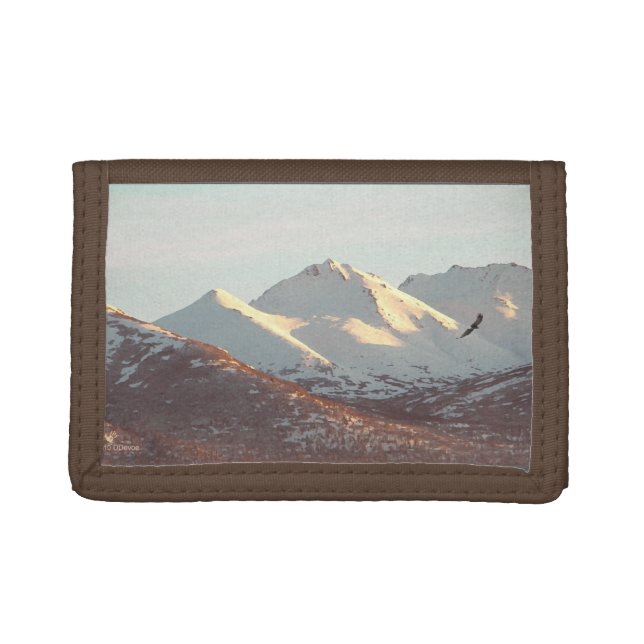 Winter Eagle Trifold Wallet (Front)