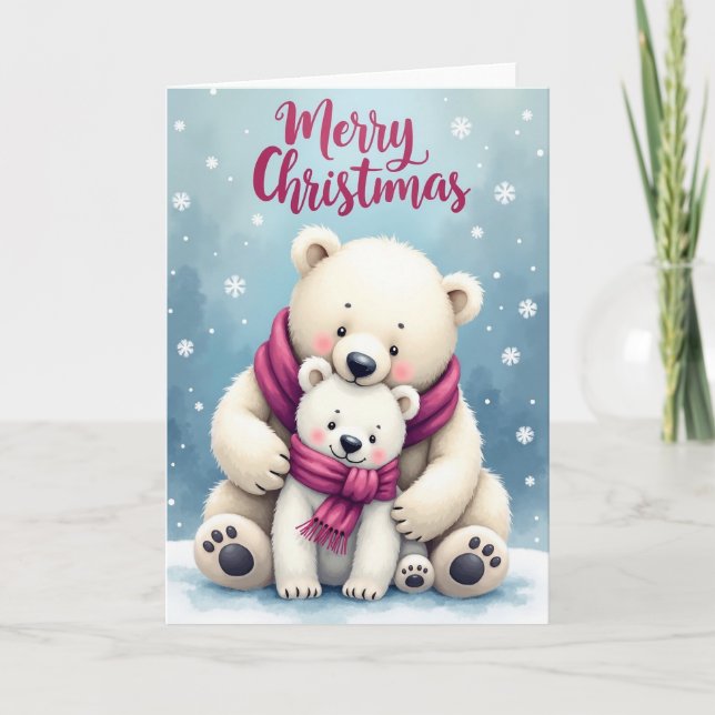 Winter Embrace Christmas Card (Front)