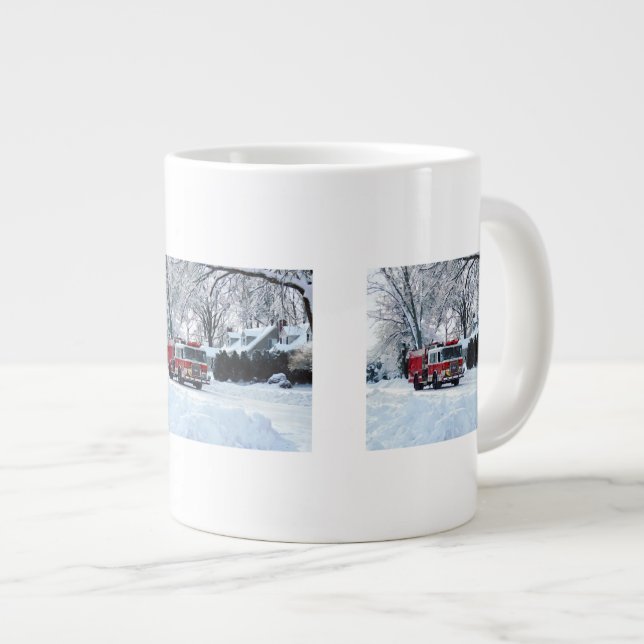 Winter Emergency Giant Coffee Mug (Front Right)