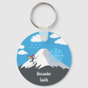 Winter Emojis Keychain