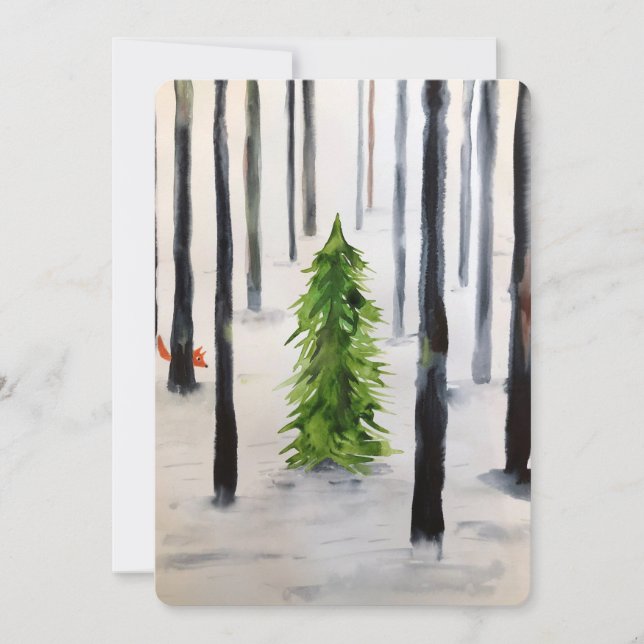 winter encounter thank you card (Front)