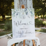 Winter eucalyptus blue baby shower welcome foam board<br><div class="desc">Winter eucalyptus blue baby shower welcome Foam Board.  "Baby it's cold outside" baby shower welcome sign. 
Matching items available.</div>