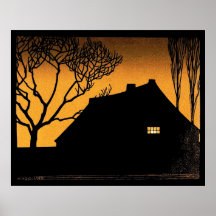 Winter evening (1919) by Julie de Graag