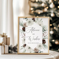 Winter evergreen advice and wishes for Newlyweds