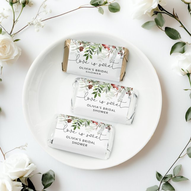 Winter evergreen bridal shower hershey's miniatures (Creator Uploaded)