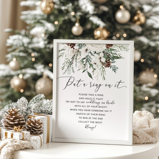 Winter evergreen put a ring on it game poster (Creator Uploaded)