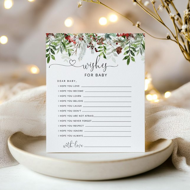 Winter evergreen wishes for baby (Creator Uploaded)