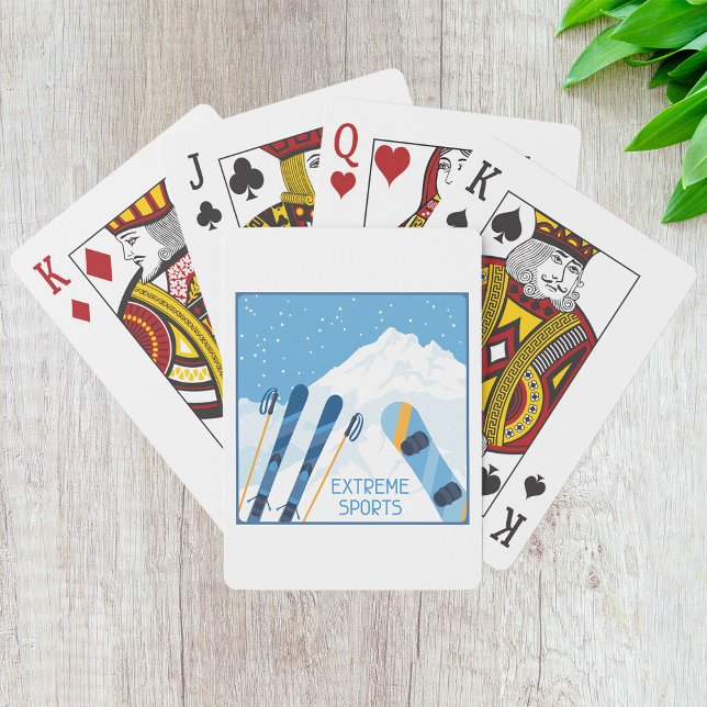 Winter Extreme Sports Poker Cards (Creator Uploaded)