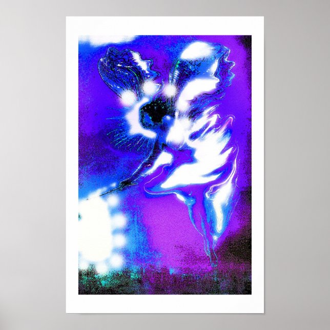 Winter fairy art poster (Front)