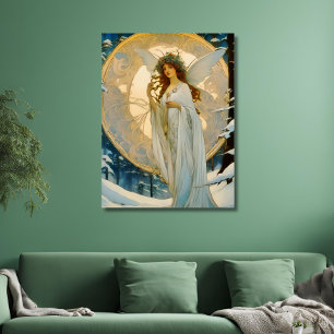 winter fairy -artisic poster