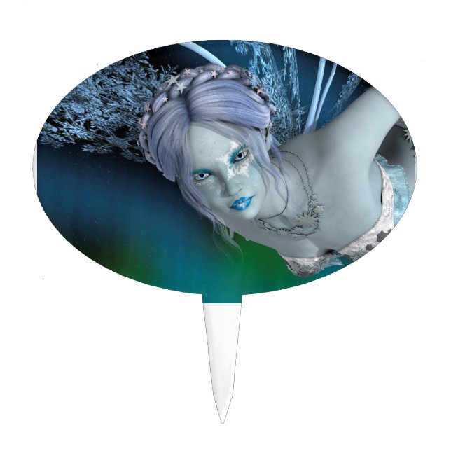 Winter Fairy Cake Topper (Front)