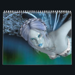 Winter Fairy Calendar<br><div class="desc">3D rendering of a beautiful winter fairy on a fantasy sky background</div>