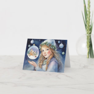 Winter Fairy Christmas Card