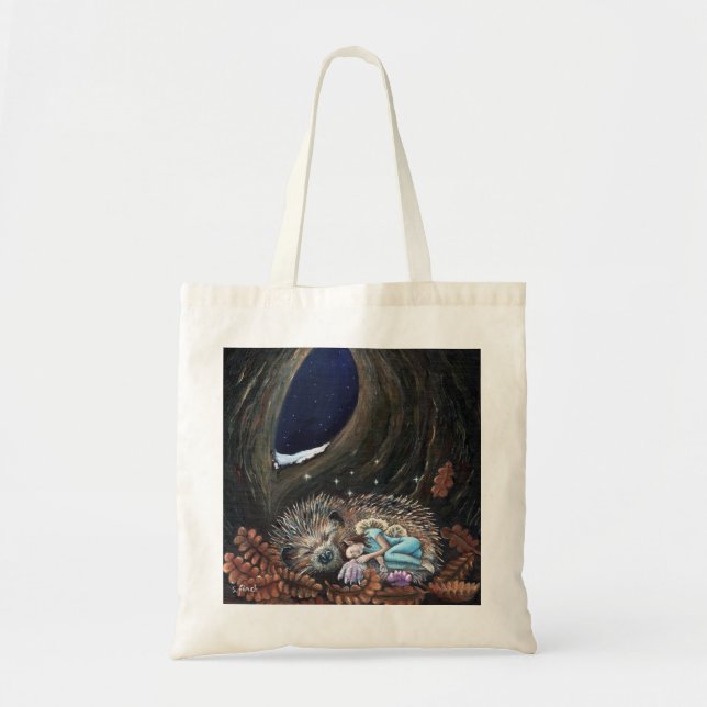 Winter Fairy Guardian of Dreams Tote Bag (Front)