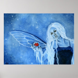 Winter Fairy Magic Print/Poster Poster