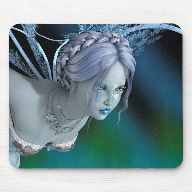 Winter Fairy Mouse Pad (Front)