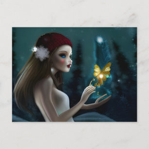 Winter Fairy Postcard
