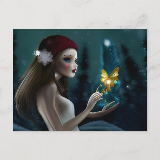 Winter Fairy Postcard (Front)