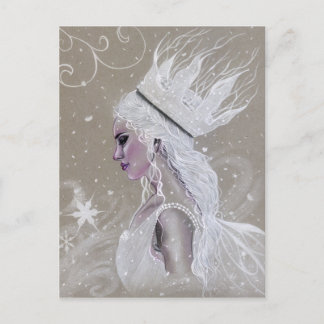 Winter Fairy Queen Postcard