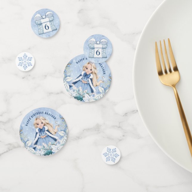 Winter Fairytale Princess | Blonde Hair Confetti (Group)