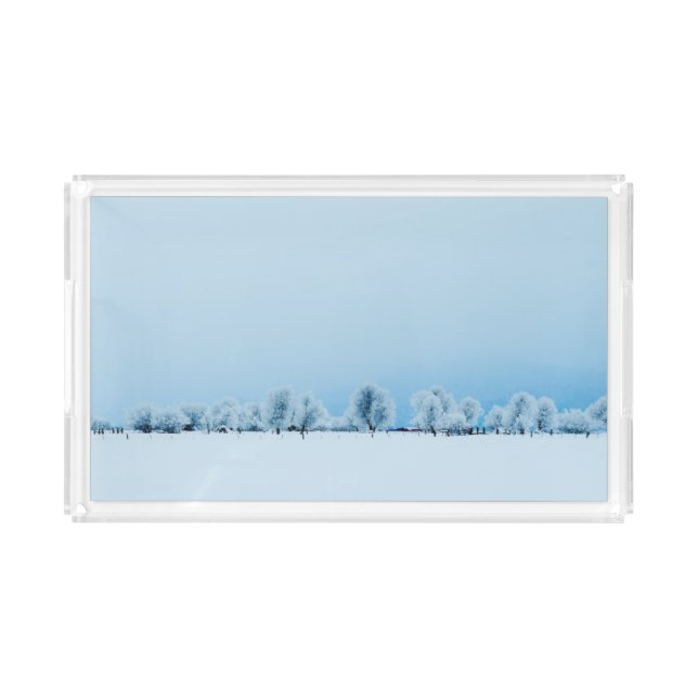 Winter Farm Acrylic Tray (Front)