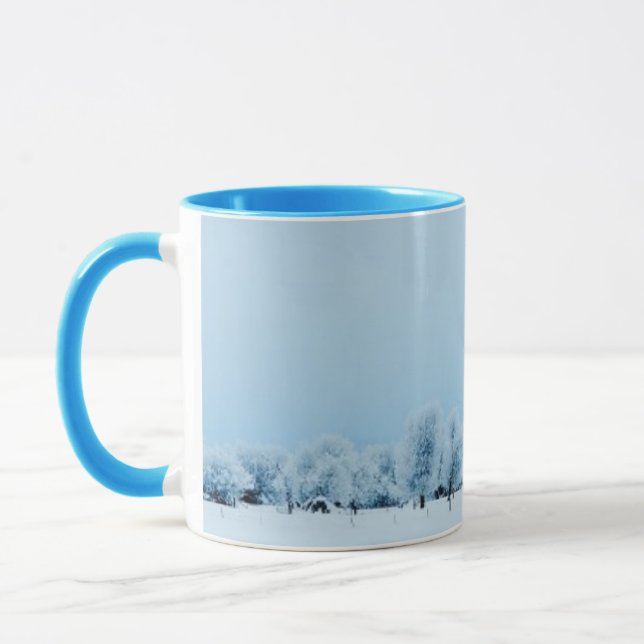 Winter Farm Mug (Left)