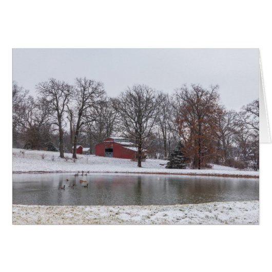 Winter Farm Pano Cards (Front Horizontal)