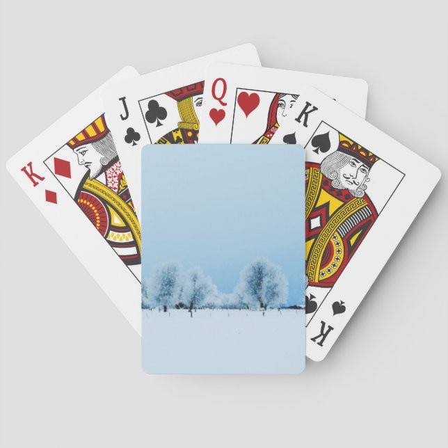 Winter Farm Poker Cards (Back)