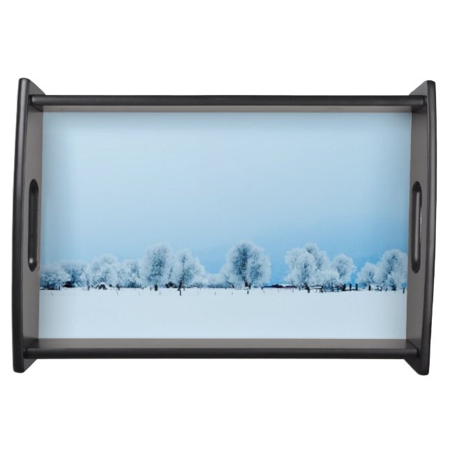 Winter Farm Serving Tray (Front)